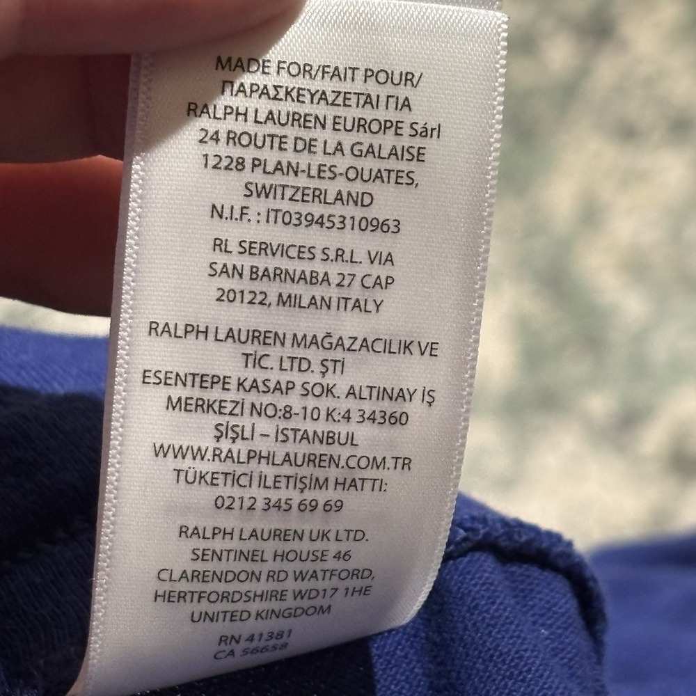 Rare Polo Ralph Lauren España (Spain) Matching Two-Piece Set Slim Fit Medium - Picture 6 of 8